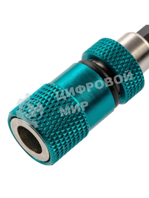 Адаптер для бит Gross с ограничителем и двойным магнитом, 1/4