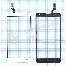 Сенсорное стекло (тачскрин) для LG Optimus L9 II D605, белое