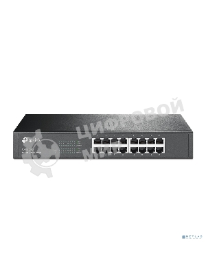 Коммутатор TP-Link SMB TL-SG1016D неуправляемый настольный/19U 16x10/100/1000BASE-T