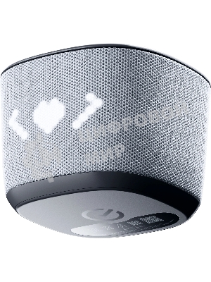 Умная колонка Sber Boom Home, 8Вт, с экраном, 1 динамик, часы, мультирум, TWS, Zigbee хаб, Wi-Fi, Bluetooth 5.0, Zigbee, Салют, серый