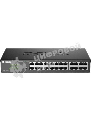 Неуправляемый коммутатор D-Link DGS-1024D/J1A с 24 портами 10/100/1000Base-T