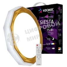 Настенно-потолочный светодиодный светильник Космос KSSies75W белый