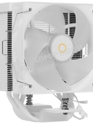 Кулер для процессора Ocypus Gaммa A40 WH ARGB Digital, 100мм ARGB FAN, Top Display Panel, 4 HEAT PIPES, 4-PIN PWM, 600-2400 RPM, 29.5DBA, HYDRO BEARING, LGA115X/1200/1700/18XX, AM4/AM5