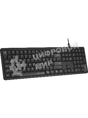Клавиатура A4Tech FX55 черный USB slim Multimedia кабель 1.5м