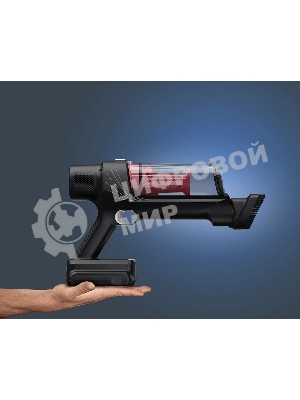 Пылесос вертикальный Tefal TY6A83WO черный/красный, питание от аккумулятора, 140 Вт, уборка сухая, пылесборник 0.44 л