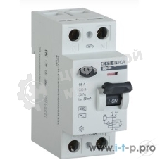 Выключатель дифференциального тока (УЗО) IEK MDV15-2-016-030 ВД1-63 2Р 16А 30мА GENERICA