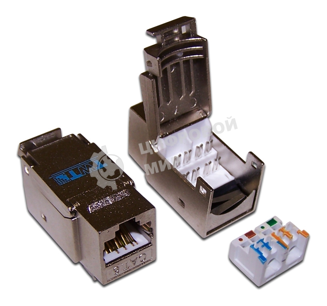 Модуль LANMASTER TWT-OK45STP/6-WH информ. KeystoneRJ45 Cat.6 UTP белый (упак.:1шт)