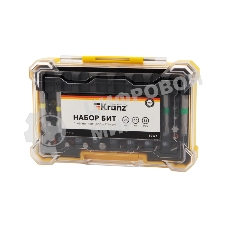 Набор бит Kranz с магнитным держателем 25-50 мм, 49 шт. (50 шт./уп.)