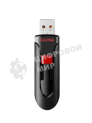 Флешка USB Sandisk 64Gb Cruzer Glide SDCZ60-064G-B35 USB 2.0 черный/красный