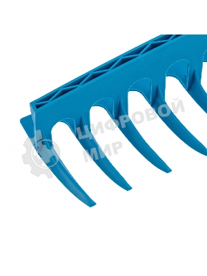 Грабли пластиковые Palisad LUXE 400 мм, 12 прямых зубьев, усиленные