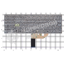 Клавиатура для ноутбука Asus VivoBook X513E серебристая