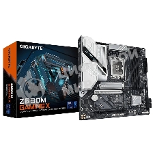 Материнская плата Gigabyte Z890M GAMING X, LGA 1851, Intel Z890, 4xDDR5, 4xSATA, 3xM.2, 1xPCIe 5.0 x16, 1xPCIe 4.0 x16, 1xHDMI, 2xDP, 1x 2.5Gb LAN, 2xUSB-A 2.0, 3xUSB-A 3.2 Gen 1, 3x3.5 мм, 7.1, mATX