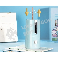 Точилка для карандашей электрическая Deli VA8 пластик, синий