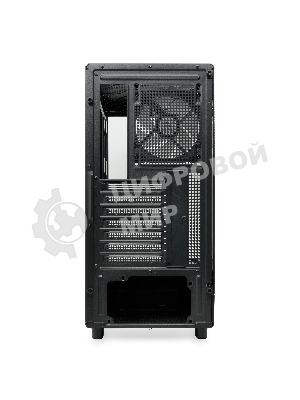 Компьютерный корпус HSPD F510, Panoramic Mid Tower, черный, TG, 0.5 SPCC, 3x120мм ARGb ATX, mATX, mITX 180/280/160мм 1x2.5
