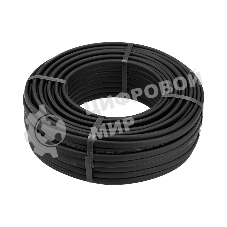 Кабель греющий (нагревательный) Rexant саморегулирующийся с УФ-защитой SRL30-2CR UV, экранированный, 30Вт/м, 1,0мм2/60м, бухта 50м