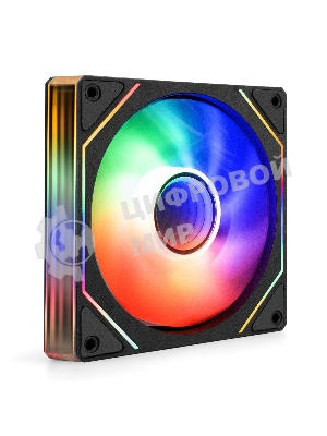 Вентилятор с подсветкой ExeGate EX12025H3P4PPRM-PWM.ARGb (120x120x25, ARGb, Hydraulic bearing (гидродинамический), 4pin + 3pin, 600-1800RPM, 26dBA)