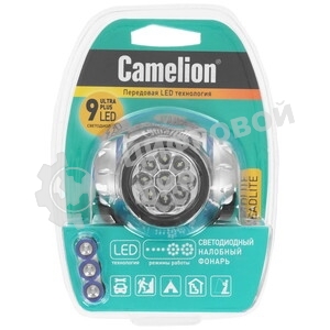 Фонарь налобный Camelion (15747) LED53417 (3 Вт, 5 реж, Type-C, бокс)