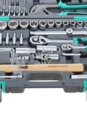 Набор инструментов Stels 141041/2'' 1/4'' CrV пластиковый кейс  76 предм.
