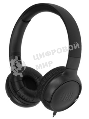 Проводные наушники JBL Tune 500 черный, накладные, Jack 3.5 мм, складная конструкция