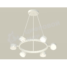 Светильник Ambrella light XB9191203/6 SWH/FR/CL белый песок/белый матовый/прозрачный GX53 (C9191, N8399)