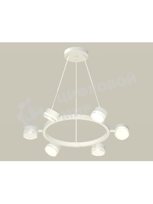 Светильник Ambrella light XB9191203/6 SWH/FR/CL белый песок/белый матовый/прозрачный GX53 (C9191, N8399)