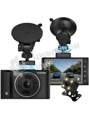 Видеорегистратор TrendVision VICTORY DUAL черный 2Mpix 1080x1920 1080p 170гр. GPS GP6248