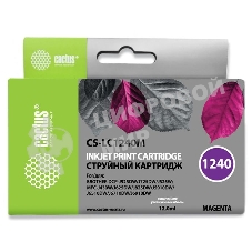 Картридж струйный Cactus CS-LC1240M пурпурный (12 мл) для Brother MFC-J6510/6910DW