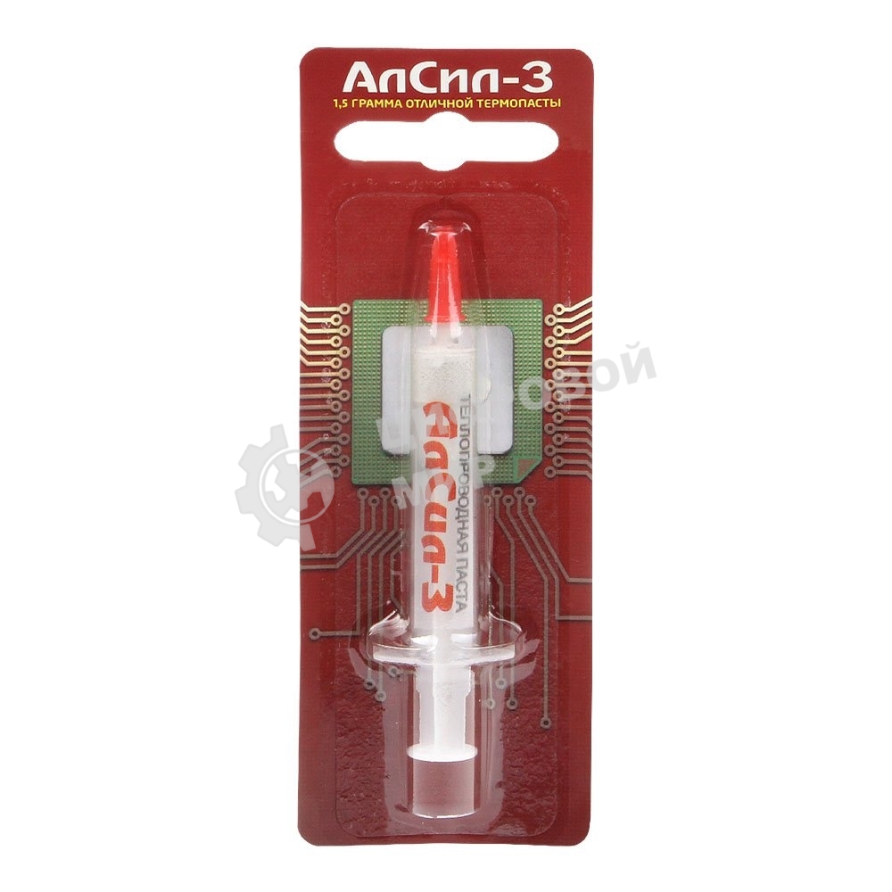 Термопаста Noname АлСил-3 1,5 гр, шприц