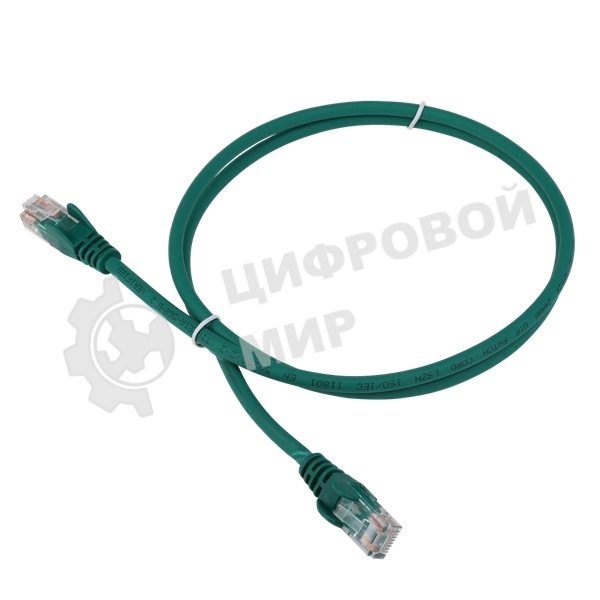 Патч-корд LANMASTER LSZH UTP cat.5e, 5.0 м, зеленый