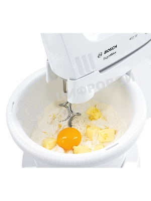 Миксер стационарный Bosch MFQ36460 450 Вт, белый/серый