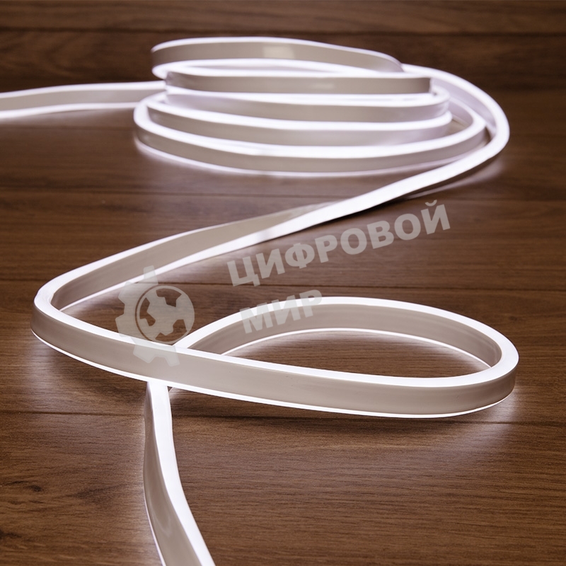 Гибкий неон Neon-night LED SMD 8х16 мм, двухсторонний, белый, 120 LED/м, 5 м