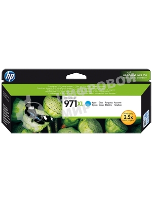Картридж струйный HP №971XL CN626AE голубой для HP OJ Pro X476dw/X576dw/X451dw/X551dw (6600 стр.)