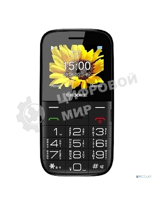 Мобильный телефон teXet TM-B227 черный