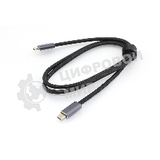 Кабель USB4 Type-C на Type-C Thunderbolt 3, PD 100W 1м