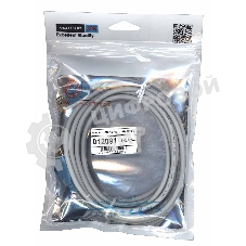 Кабель Vention USB 2.0 AM - USB AF 3 м серый круглый