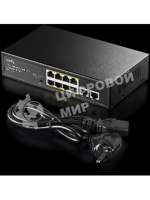 Коммутатор Cudy FS1010PG, 8×100 Мбит/с, 2×1 Гбит/с