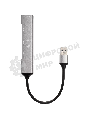 Переходник USB 3.0 -->USB3.0+3 USB2.0, Aluminum Shell, 0.2м Telecom TA308U