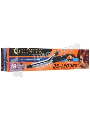 Щипцы для завивки волос Centek CT-2086 черный, 19 мм, 200 °C, 1 режим