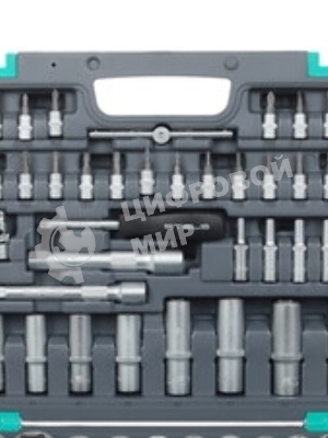 Набор инструментов Stels 141141/4'' 3/8'' 1/2'' cr-v s2 усиленный кейс 151 предм.
