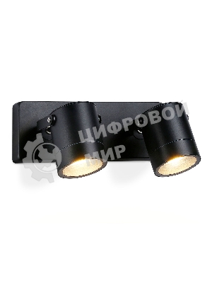 Светильник Ambrella light ST3888/2 BK черный IP54 GU10/2 max 35W 250*80*85
