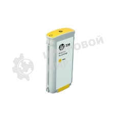 Картридж струйный HP 728 с желтыми чернилами для принтеров Designjet, 130 мл