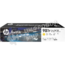 Картридж струйный HP 981Y желтый Original PageWide Crtg