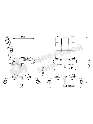 Кресло Бюрократ CH-330M песочный, ткань