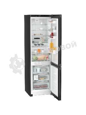 Холодильник Liebherr CNBDC 573I-22 001 черная нержавеющая сталь двухкамерный 266/94л морозилка снизу