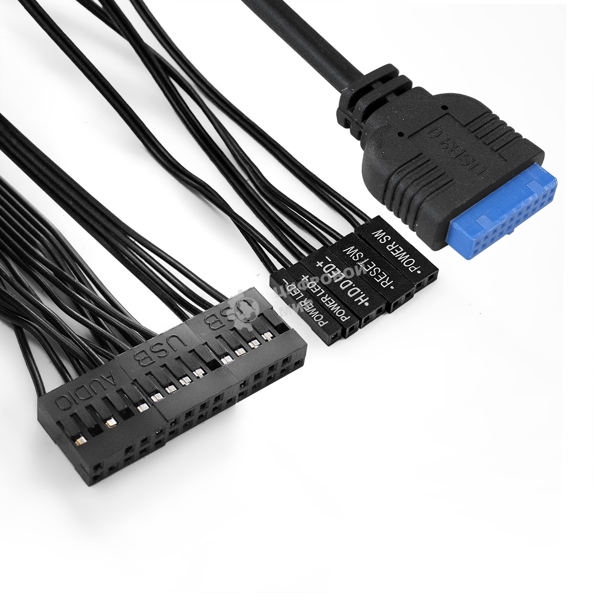 Компьютерный корпус ExeGate EX284029RUS Minitower BA-203U Black, mATX, (AA450, 80мм), 2хUSB+1хUSB 3.0, Audio