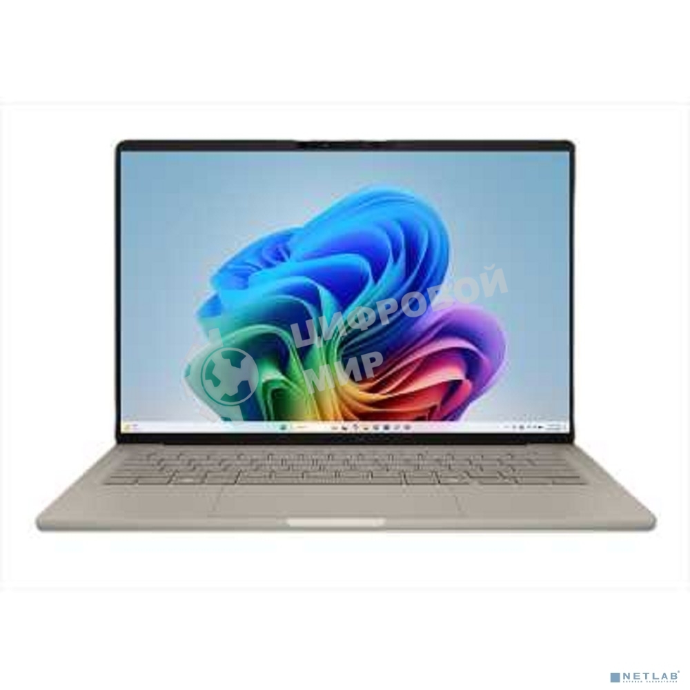 Ноутбук Asus Zenbook 14 UX3407QA-QD197W Snapdragon X X1-26-100 16Gb SSD 512Gb Qualcoмм Adreno 14