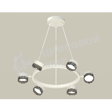 Светильник Ambrella light XB9191250/6 SWH/BK белый песок/тонированный GX53 (C9191, N8484)