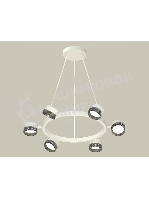 Светильник Ambrella light XB9191250/6 SWH/BK белый песок/тонированный GX53 (C9191, N8484)