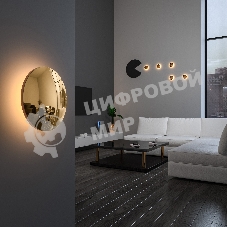 Светильник настенный светодиодный MRL LED 1126/ Mini Disc золото