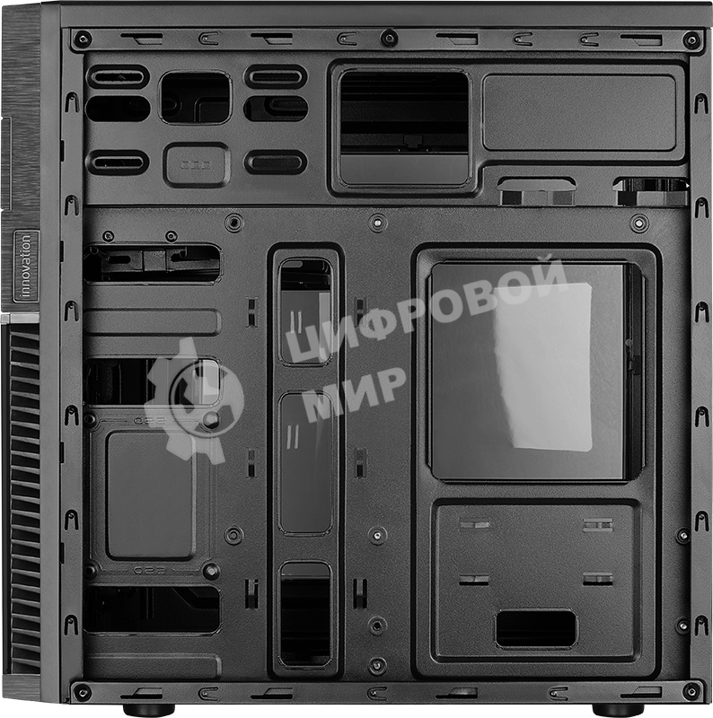 Компьютерный корпус Aerocool/Formula Cs-105, mATX, без БП, 187x361x355мм (ШxГxВ), USB 3.0 x1, USB 2.0 x1, металл 0,5мм, 120-мм вентилятор в комплекте, черный